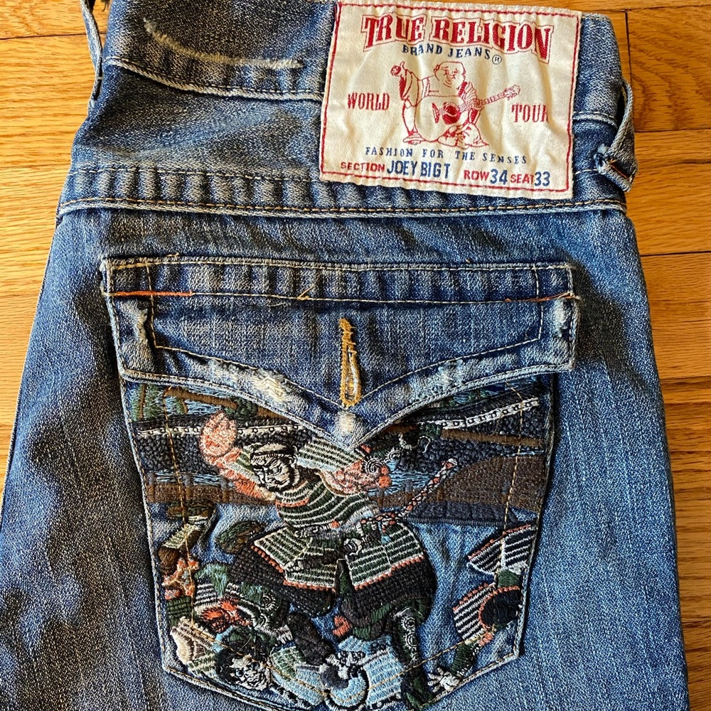 True Religion Samurai Joey Big T Jeans Vintage